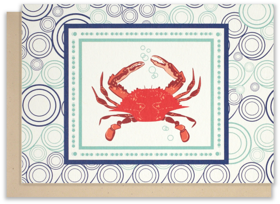 Red Crab Notecards - Notepad++ (636x503), Png Download