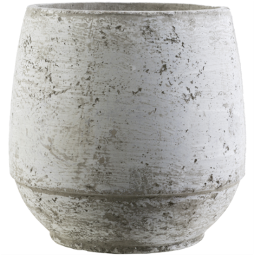 Surya Small Decorative Pot In Country Brown/white (575x575), Png Download