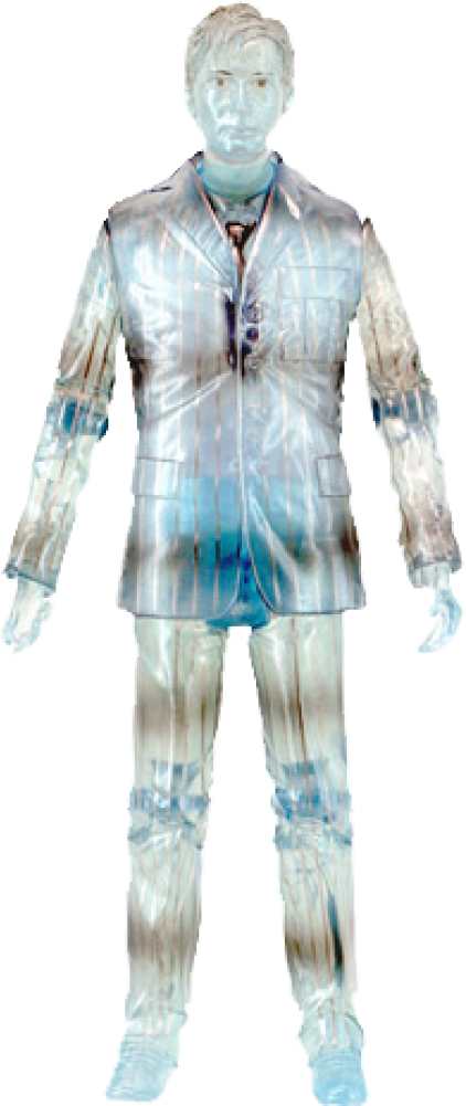 The Tenth Doctor As Hologram - Doctor Who Tenth Doctor Hologram 5-inch Action Figure (1000x1000), Png Download