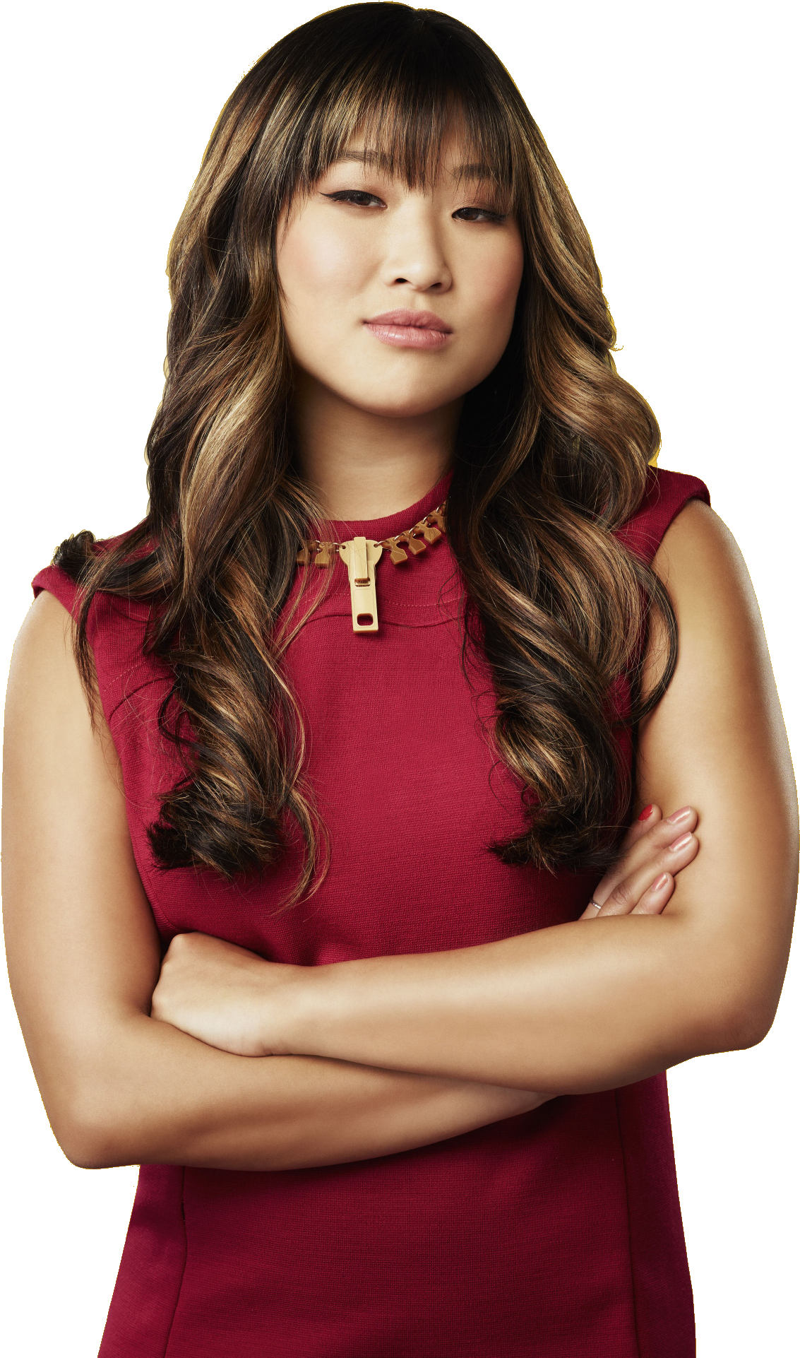 Tina Season 4 Pose - Glee Tina Season 5 (1350x1950), Png Download