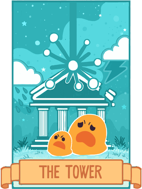 Work Text - - Emoji Tarot (500x671), Png Download