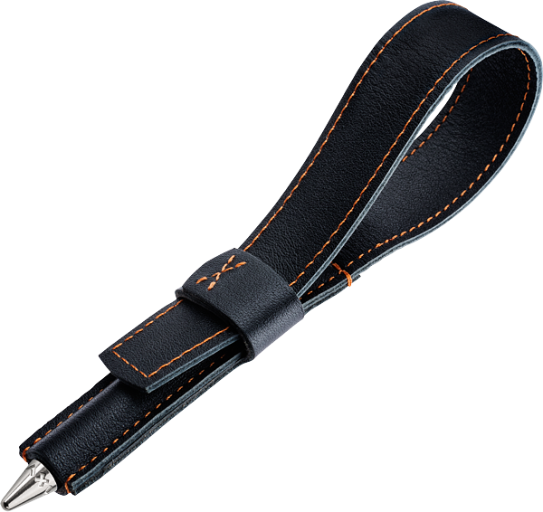 Beta Inkless Leather Loop Pen - Axel Weinbrecht (600x566), Png Download
