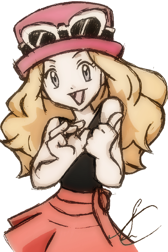 Vector Library Library Ash Drawing Female - Pokemon Xy Ash Drawings (560x839), Png Download