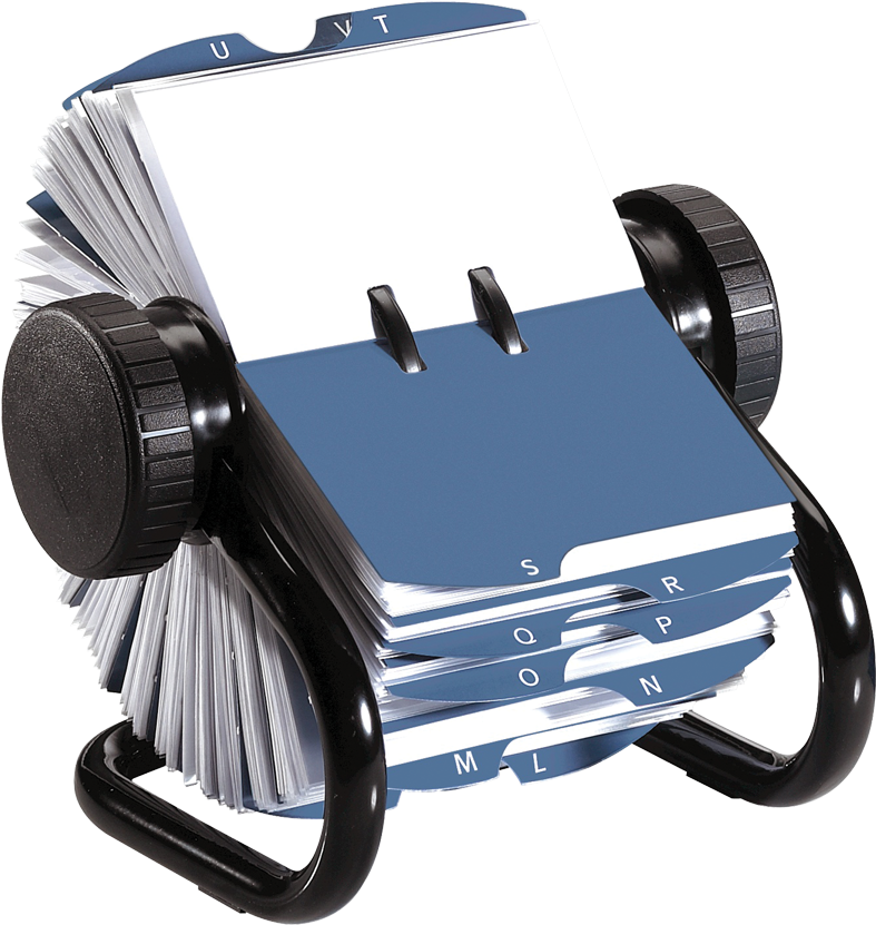 Product Image - Rolodex Rotary Business Card File (850x850), Png Download