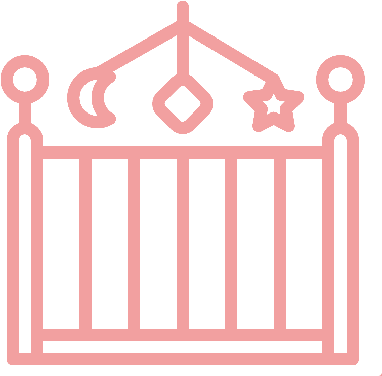 Berço Desenho Png - Desenho Berço De Bebe Rosa (782x782), Png Download