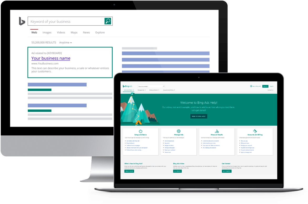 Bing Ads Is A Lot Like Google Adwords In The Way It - Search Engine Optimization (1210x813), Png Download