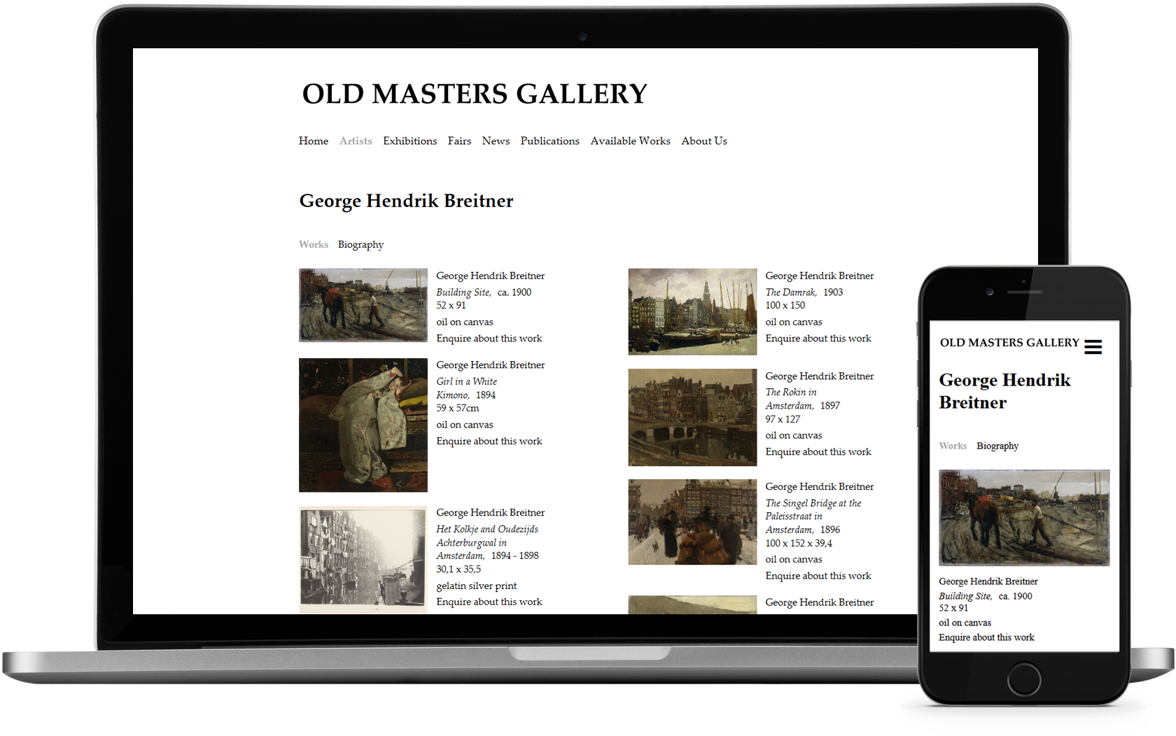 Example Gallery Website - Website Auf Deutsch Beispiel (1920x1440), Png Download