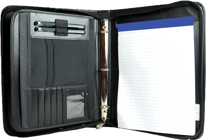 Winnable Zippered Binder - Winnable Vinyl Executive Ring Binder (850x850), Png Download