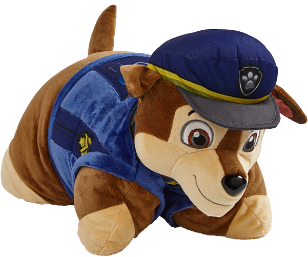 Nickelodeon Paw Patrol Jumboz Chase Pillow Pet - Pillow Pets (600x600), Png Download