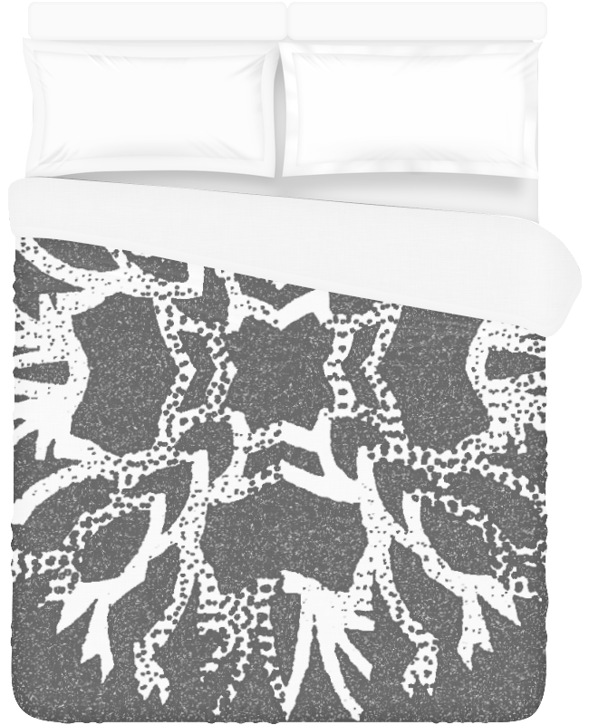 Snowflake Dark Art Duvet Cover 86"x70" - Bed Sheet (1000x1000), Png Download