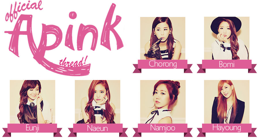Kenalan Dengan Apink, Girlgroup Yang Akan Buat Kamu - Kpop Apink With Names (900x519), Png Download