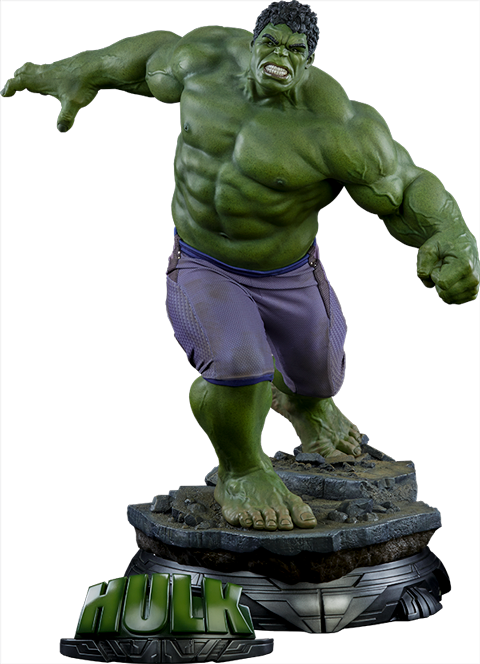 Tabletop View Hulk Maquette - Hulk (480x664), Png Download
