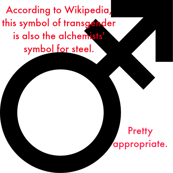 599px-transgender Symbol - Transgender Symbol (599x600), Png Download