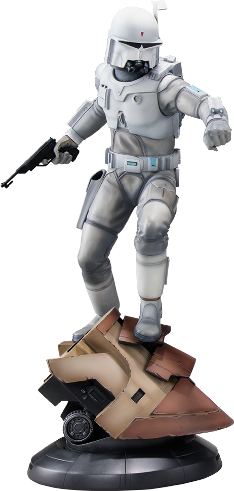 Tabletop View Ralph Mcquarrie Boba Fett Statue - Ralph Mcquarrie (480x1000), Png Download