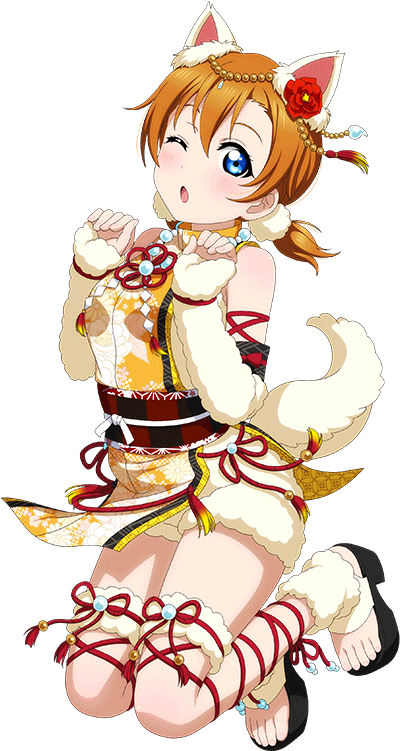Kousaka Honoka - Love Live! (500x800), Png Download