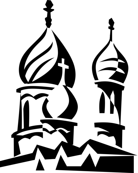 Vector Illustration Of Russian Eastern Orthodox Religion - Illustration (561x700), Png Download