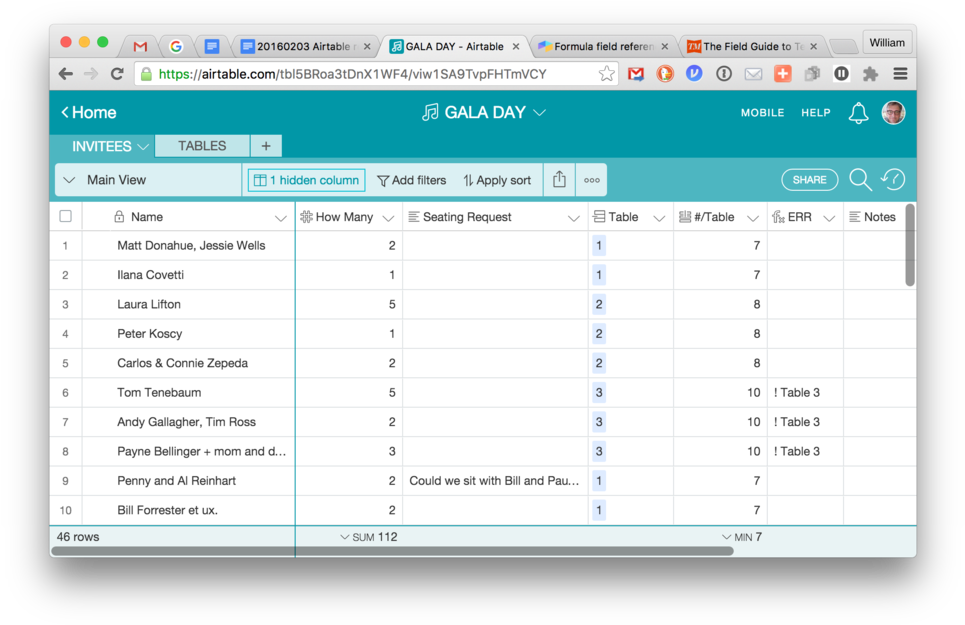 Airtable Gala List - Airtable Mac App (970x636), Png Download