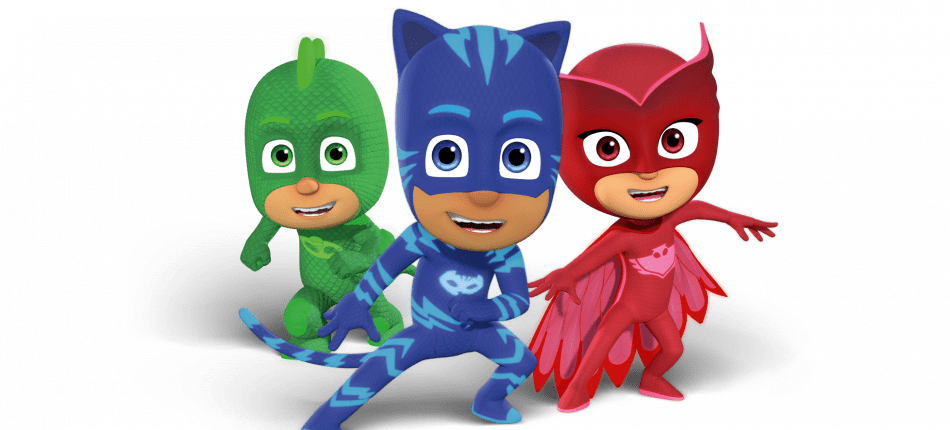 Pj Masks - Imagenes De Pijamas Heroes (950x430), Png Download