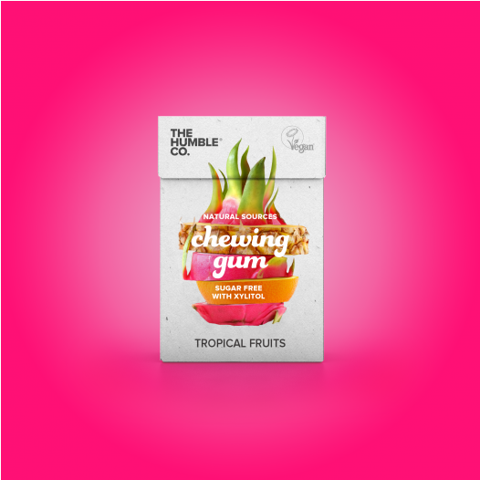 Närimiskumm Tropical Fruits 19g - Chewing Gum (800x800), Png Download