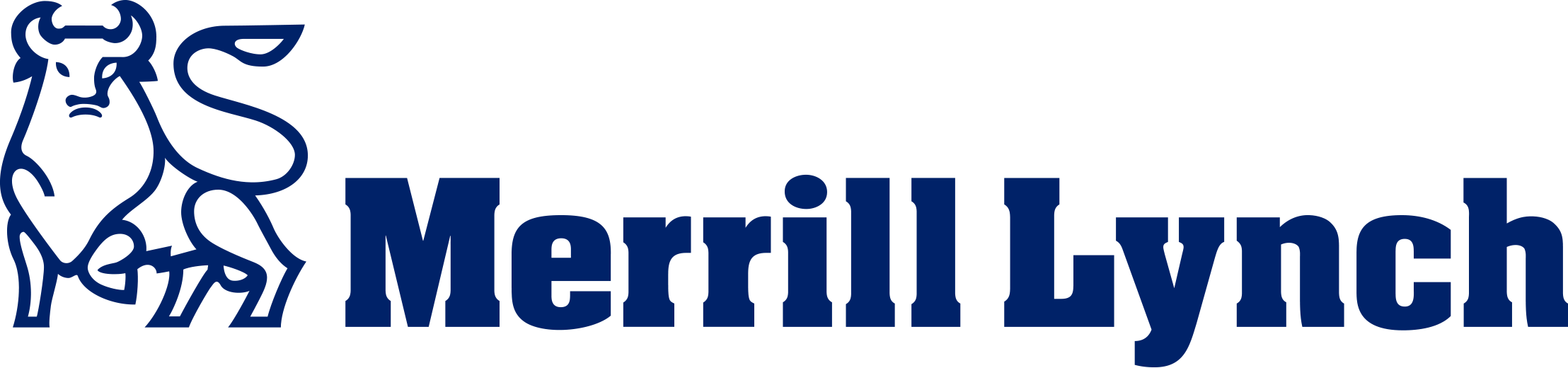 Merrill Lynch Color - Merrill Lynch Bank Of America Corporation Logo (2216x520), Png Download