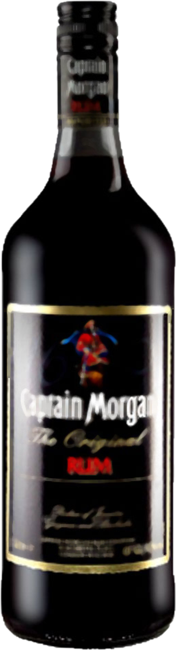 Captain Morgan Black Label (752x2240), Png Download
