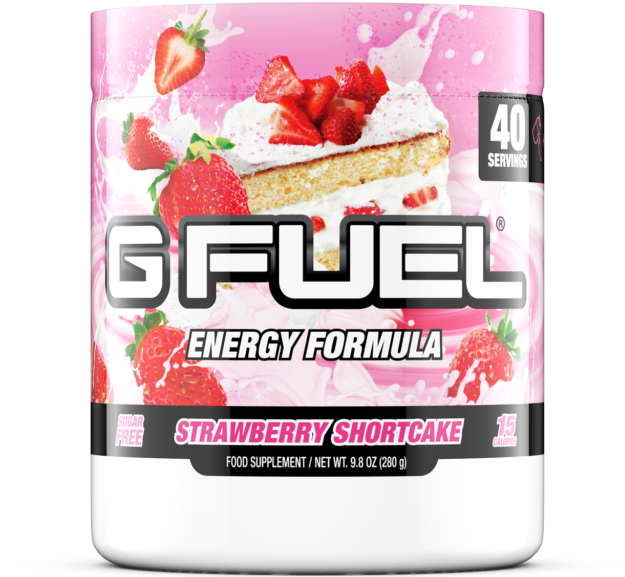 G Fuel Strawberry Shortcake Tub - Gfuel Strawberry Shortcake (640x579), Png Download