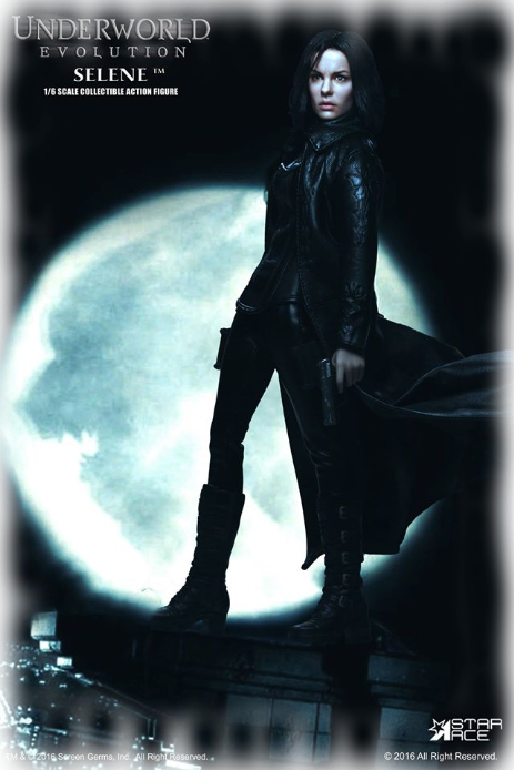 September - Underworld 2: Evolution - Selene 1:6 Scale Action Figure (463x694), Png Download