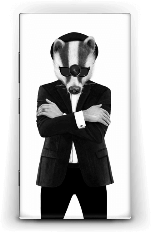 Blues Badger - Poster (534x800), Png Download