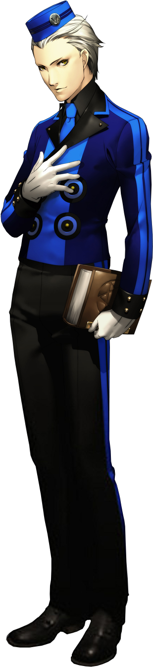 P3p - Theodore Persona 3 (309x1343), Png Download