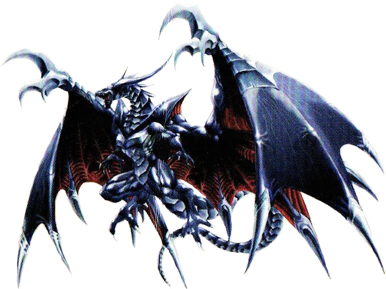 8b-bahamut - Final Fantasy Dragon (813x637), Png Download