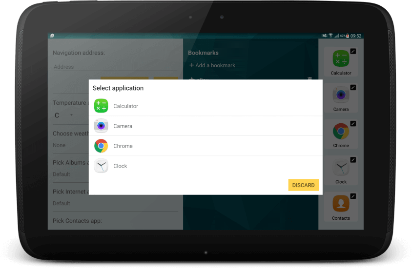 Simple Launcher Customize Quick Applications List - Home Screen (844x550), Png Download