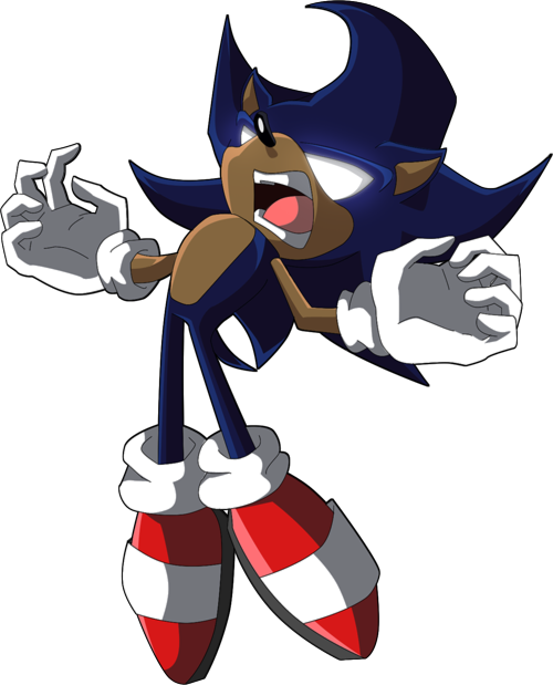 Dark Sonic X By - Dark Sonic X (500x619), Png Download