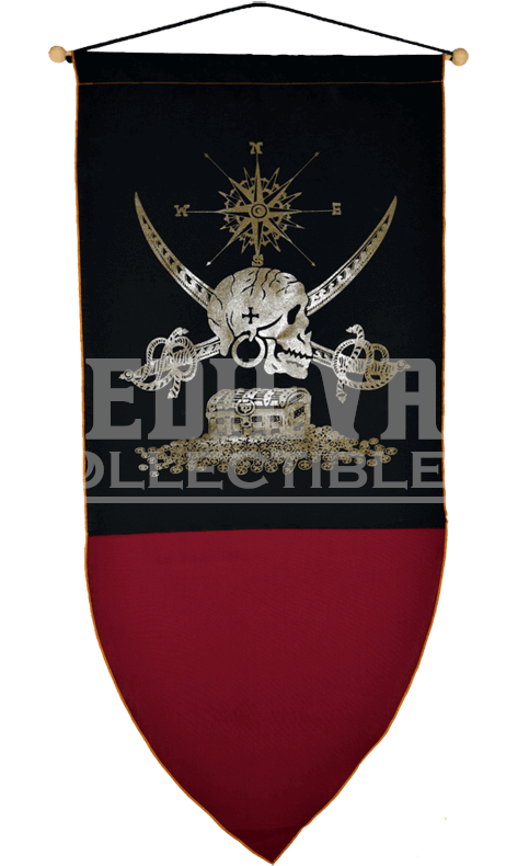 Pirate's Treasure Banner - Emblem (800x800), Png Download