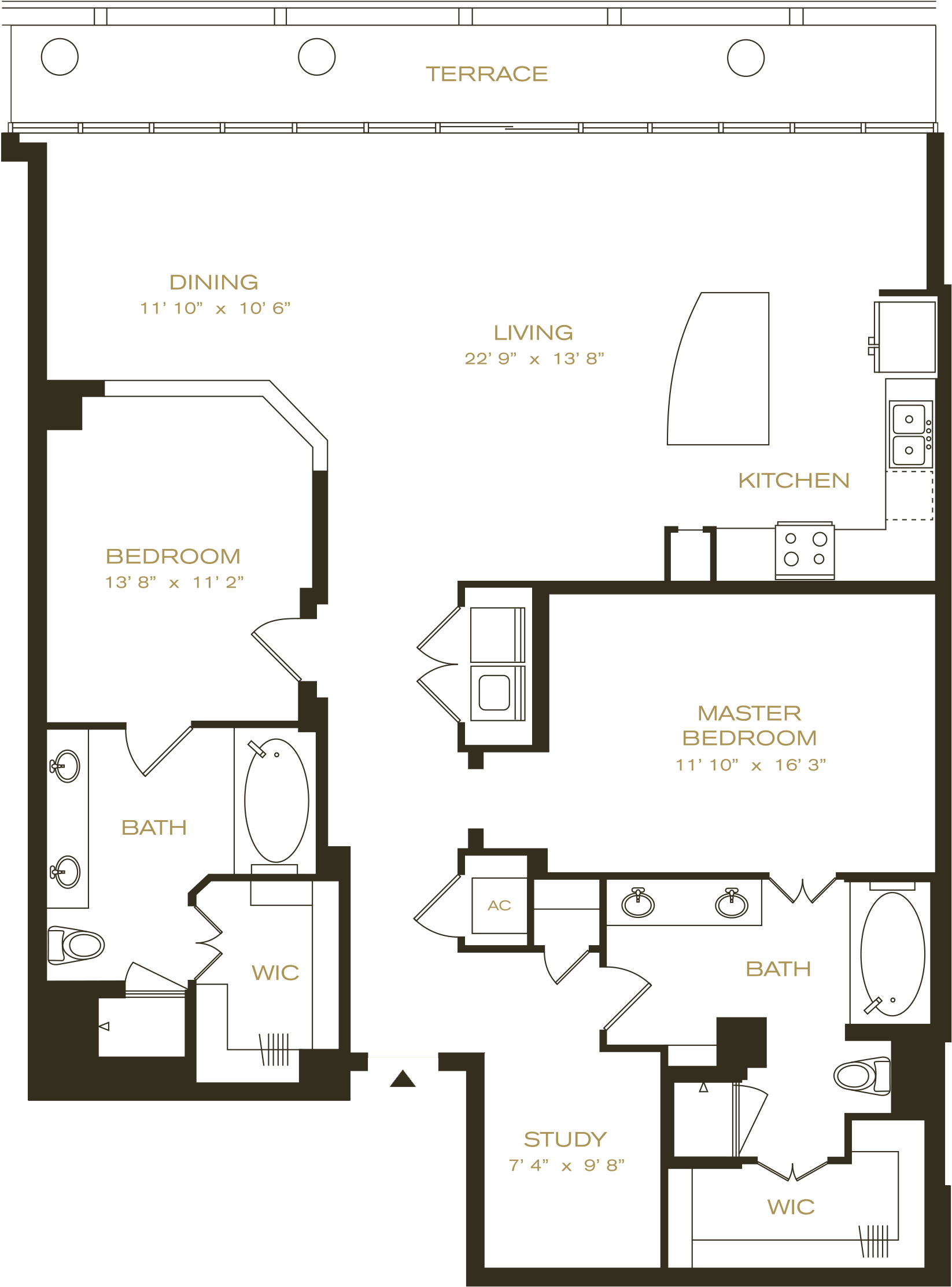 Penthouse - Penthouse Apartment (1782x2327), Png Download