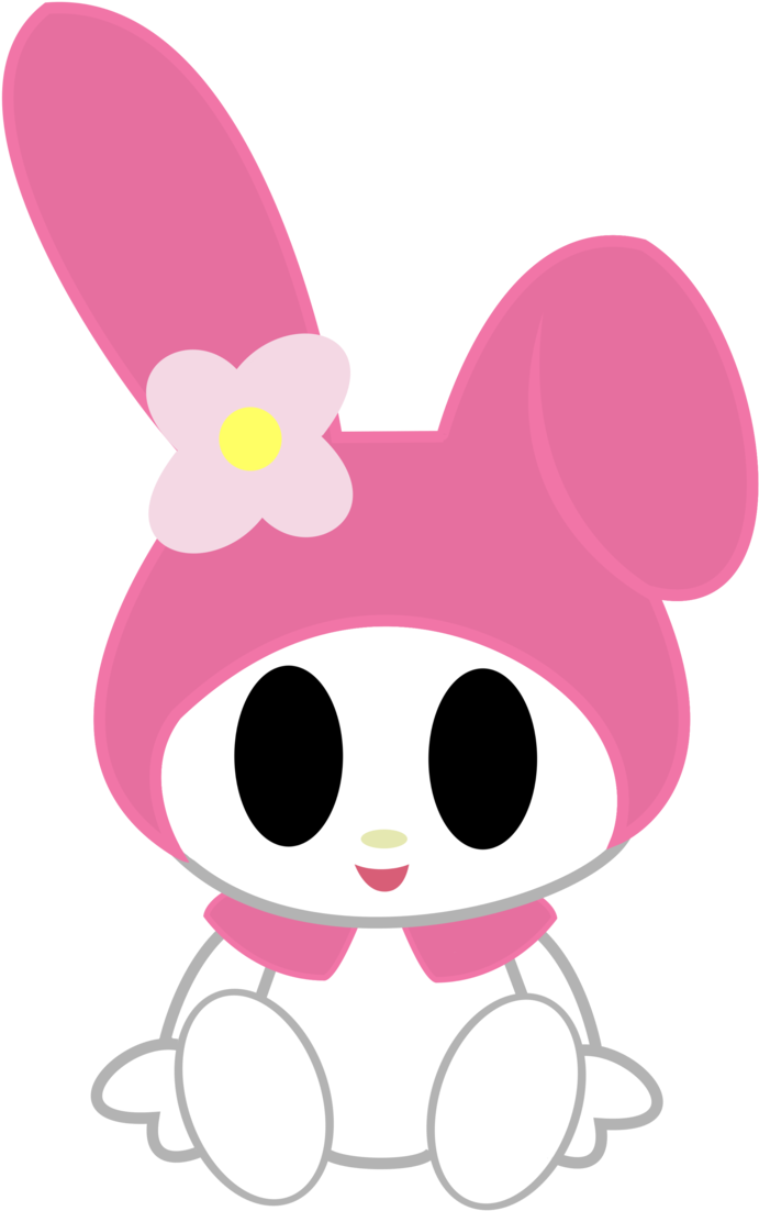 My Melody - Hello Kitty Bunny Transparent (721x1109), Png Download