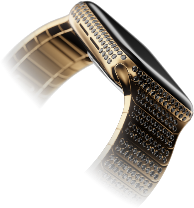 The Unusual Precious Stones Adorn Not Only The Watch - Body Jewelry (790x909), Png Download