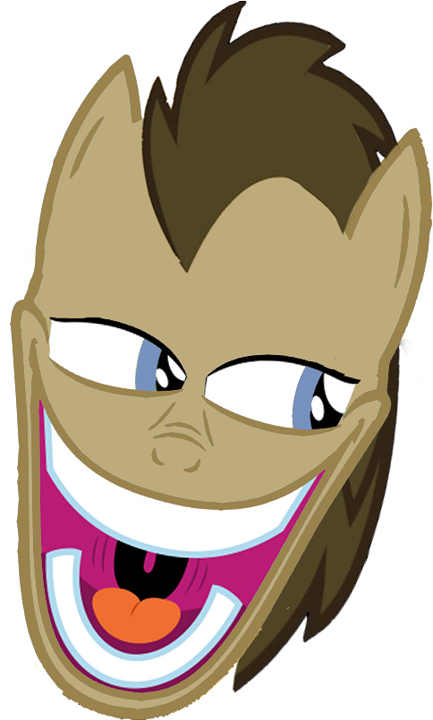 Doctor Whooves, Rape Face, Rapeface, Safe, Time Turner, - Cartoon (600x830), Png Download