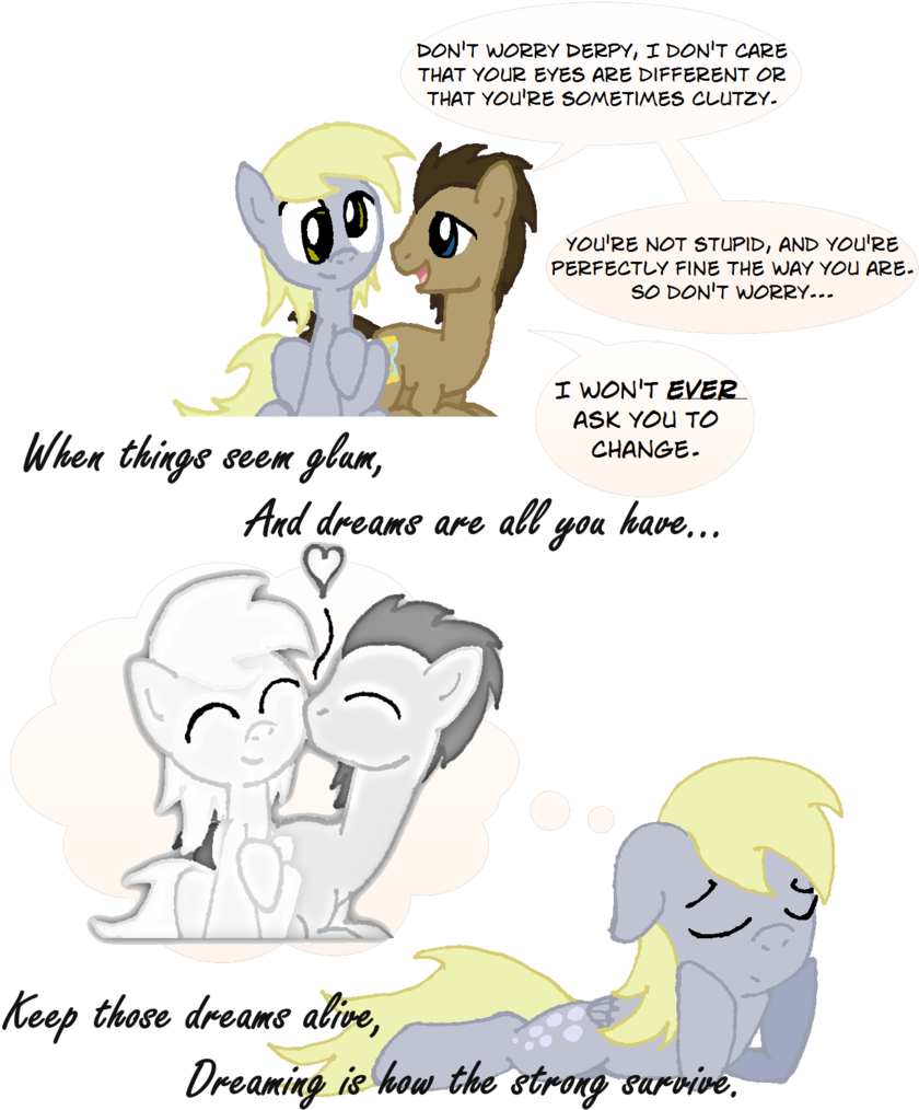 Boulderthedragon, Derpy Hooves, Doctor Whooves, Doctorderpy, - Mlp Time Turner And Derby (852x1024), Png Download