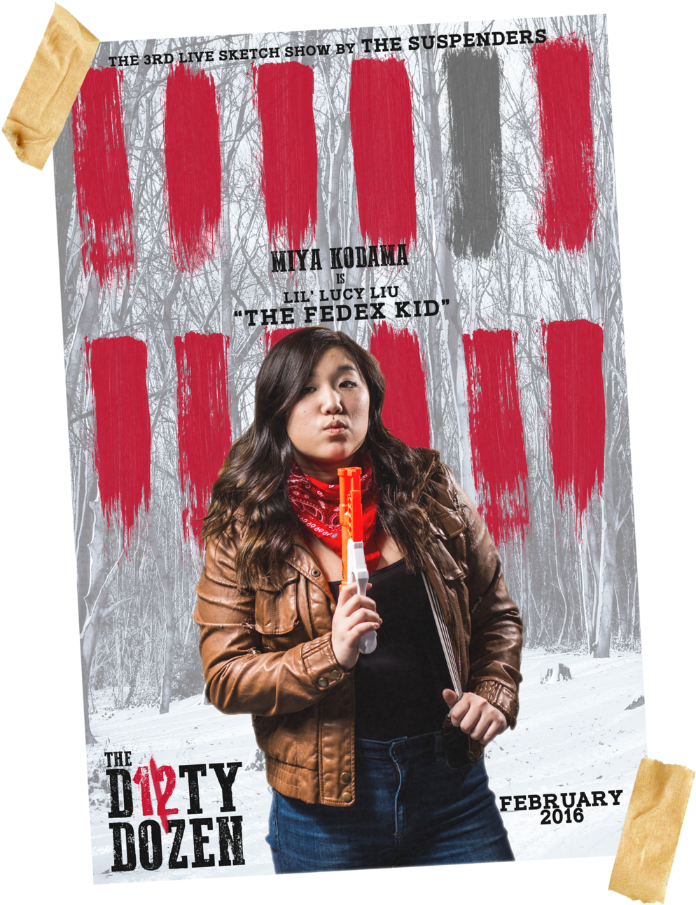 Promotional Posters For The Suspenders Present - The Dirty Dozen (1000x1306), Png Download