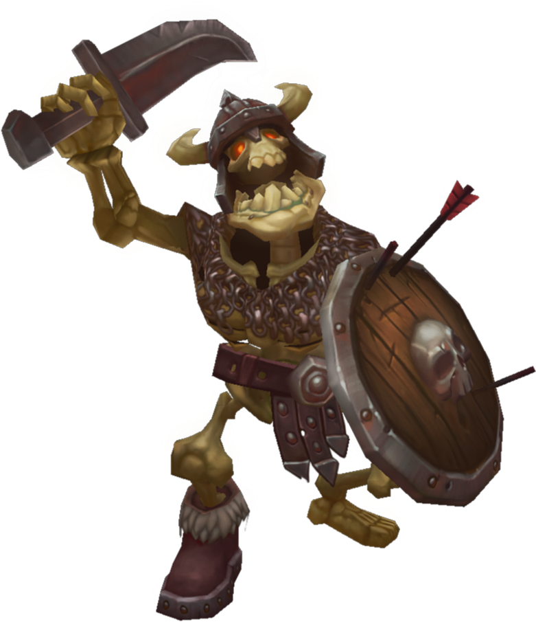 Skeleton Swordsman (1050x1050), Png Download