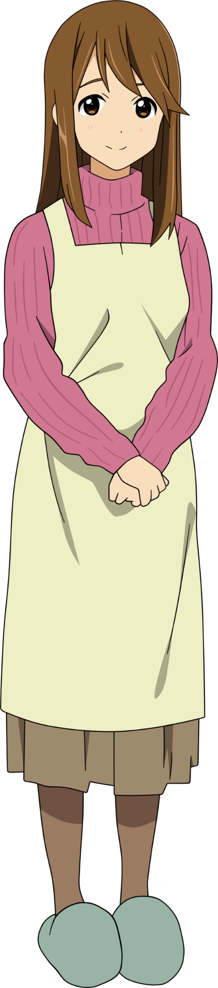 Yui's And Ui's Mother - K On Yui Adult (441x2000), Png Download