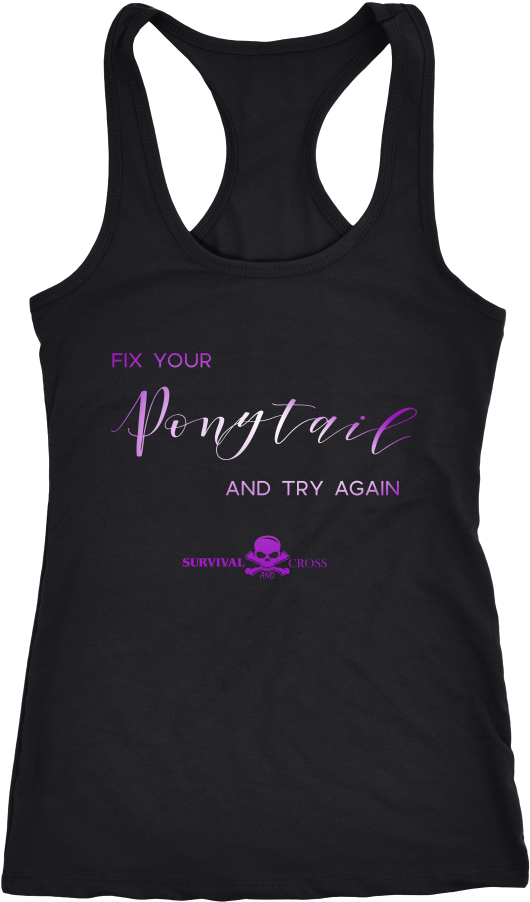 Fix Your Ponytail And Try Again - Senior Shirts Red 2019 (1000x1000), Png Download