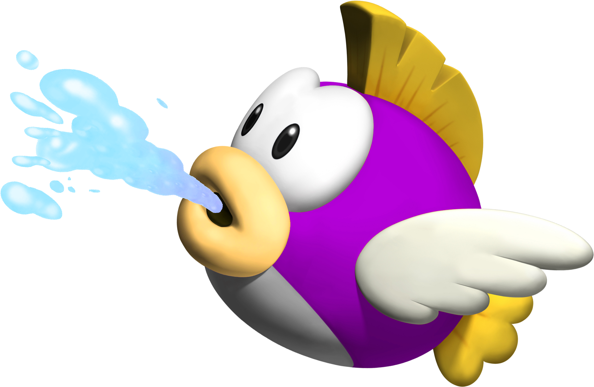 Sprayfish Yba - Mario Cheep Cheep (1961x1291), Png Download