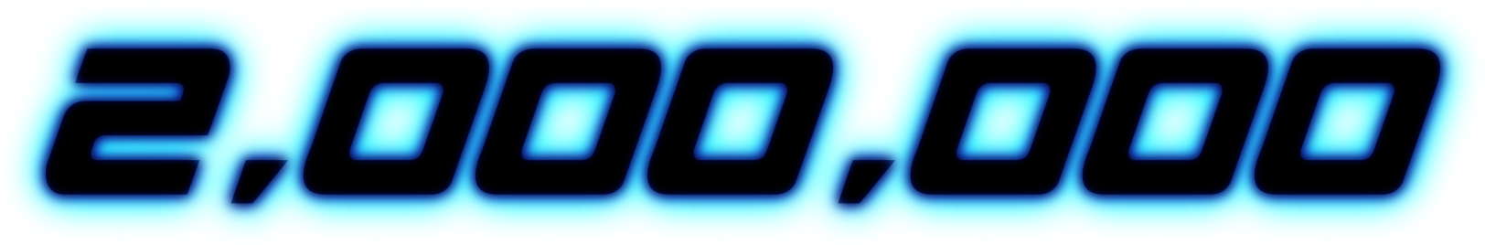 Have - Two Million (1625x347), Png Download