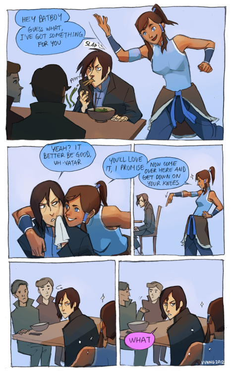 I'm Sure Tahno Will Be Shocked When He Realizes What - Asami Proposes To Korra (466x750), Png Download