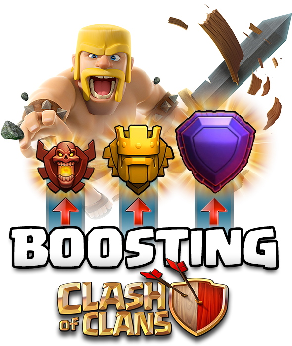 Clash Of Clans Boosting (700x700), Png Download