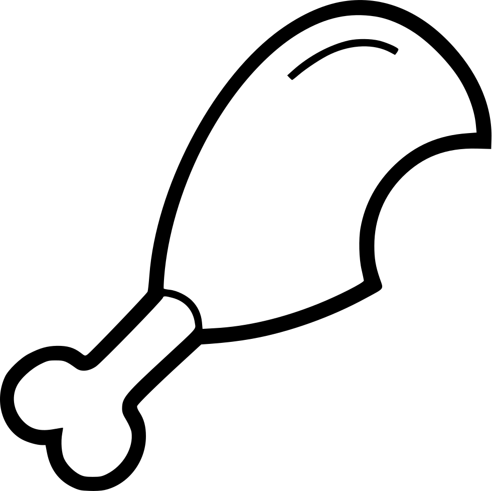 Chicken Leg - - Portable Network Graphics (981x978), Png Download