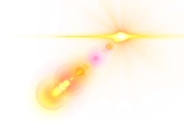 Best Png Effect - Yellow Lens Flare Png (640x427), Png Download