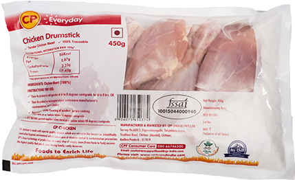 Cp Raw Frozen Chicken Breast (465x363), Png Download