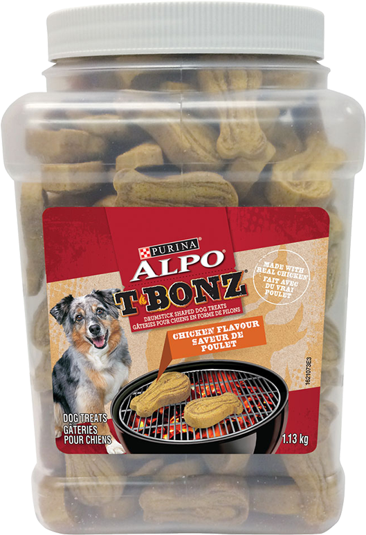 Purina® Alpo® T Bonz® Chicken Flavour Drumstick Shaped - Purina Alpo T Bonz (536x780), Png Download
